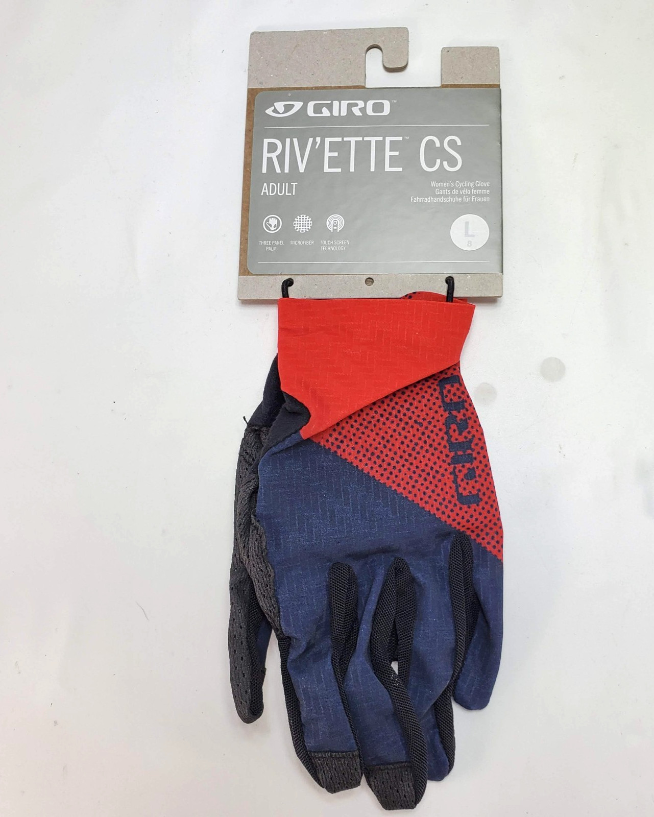 New Giro Riv'ette CS Cycling Womens Gloves Trisplit Midnight