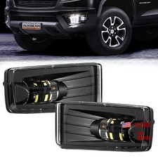 LED Fog Lights DOT Approved for Chevy - Black - Black