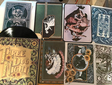 Three Dog Night Seven Separate Fools Complete 7 Card Inserts LP Near Mint