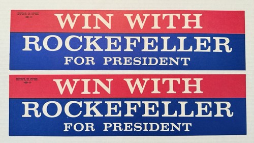 BOX LOT VTG POLITICAL POSTERS BUMPER STICKERS MCCARTHY ERA 60s 70s UNION PRINTED - Picture 5 of 10