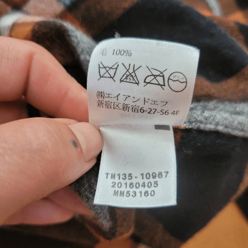 Pendleton XS braunes Flanellhemd mit Knopfleiste Gorpcore Country Academia Farmer - Bild 14 von 14
