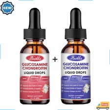 120ML Glucosamine Chondroitin MSM Liquid Drops Extra Strength Joint Support