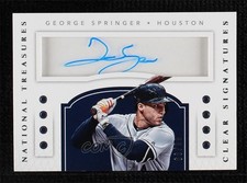 2016 Panini National Treasures Clear Signatures 68/99 George Springer Auto 0w8
