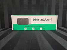 Blink Outdoor 4 Battery Powered 2 Camera Set With Sync Module & Mounting Kits