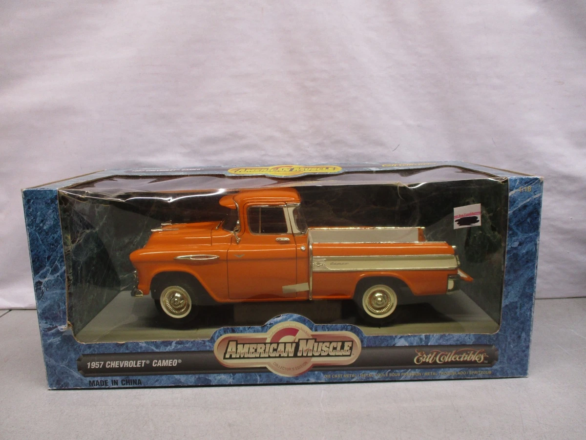 Pickup Chevrolet Cameo 1957 Escala 1:18 Autoworld Rojo | Meses sin interés