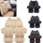 For Toyota For RAV4 Full Set Leather Car Seat Cover 5-Seat Front Rear Protectors