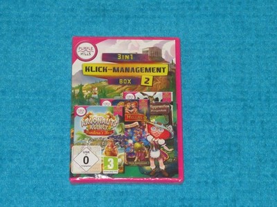 Neu (sealed): 3 in 1 Klick-Management Box 2 - PC Spiel Sammlung (Kids of Hellas)