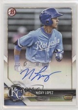 2018 Bowman Prospect Nicholas Lopez Nicky Lopez #PA-NL Auto 4al