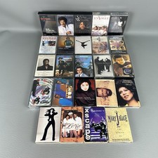 1980s 1990s Cassette Tape Lot of 24 Mixed Genres Pop Lionel Richie Seal Janet