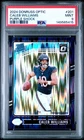 2024 Donruss Optic Purple Shock Caleb Williams #201 PSA 9 MINT Chicago Bears