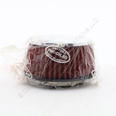 K&N RC-9860 Chrome Conical Air Filter 6.9'' Base 3.5'' Tip 3.88'' ID Offset Flange