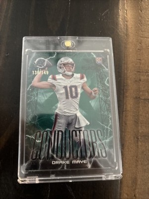 2024 Topps Resurgence - Conductors Drake Maye #C-7 Aqua Surge Refractor /149