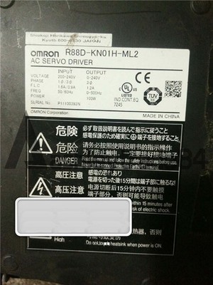 1pcs used   servo drive R88D-KN01H-ML2 #yi
