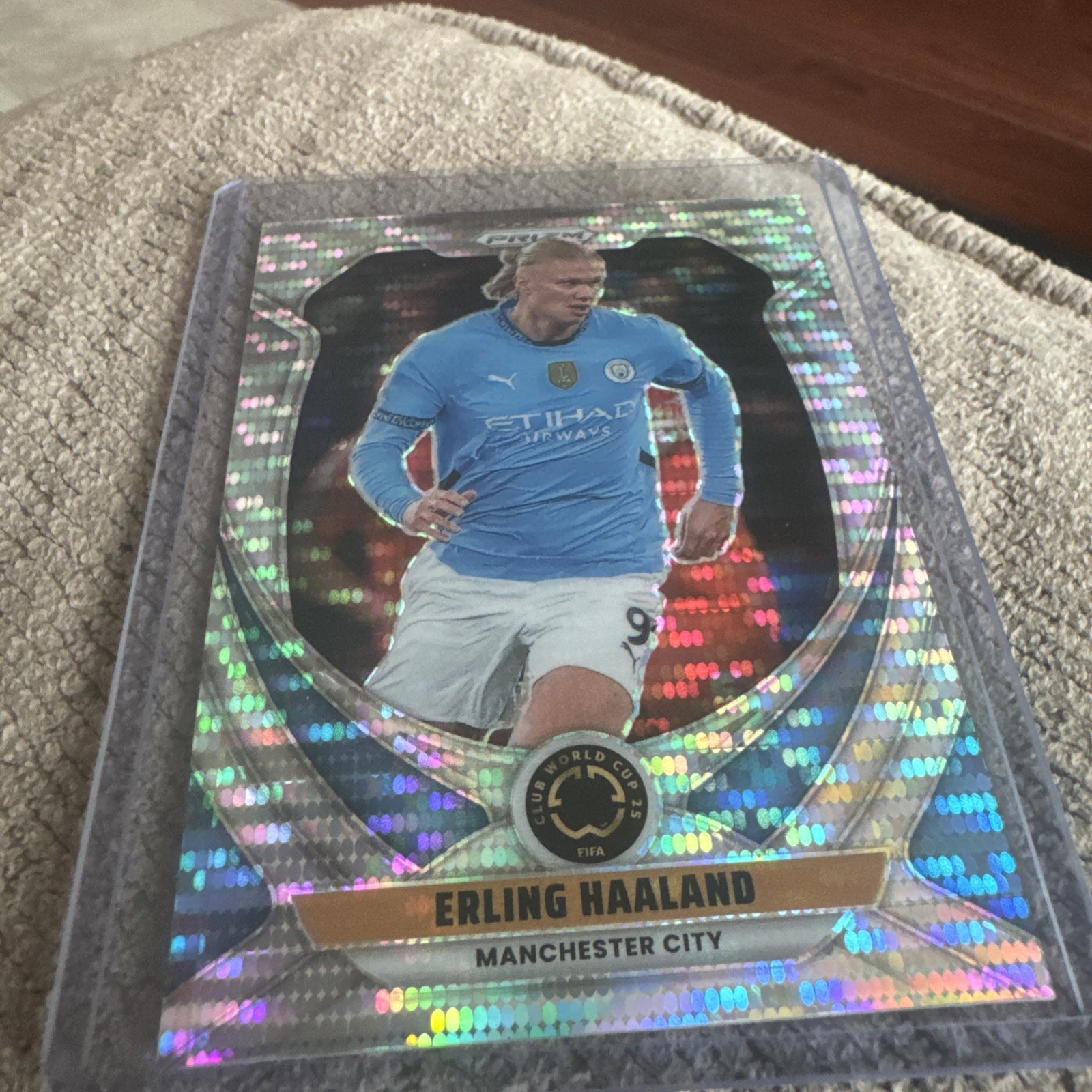2025 Panini Prizm Fifa Club World Cup - Erling Haaland #136 Pulsar