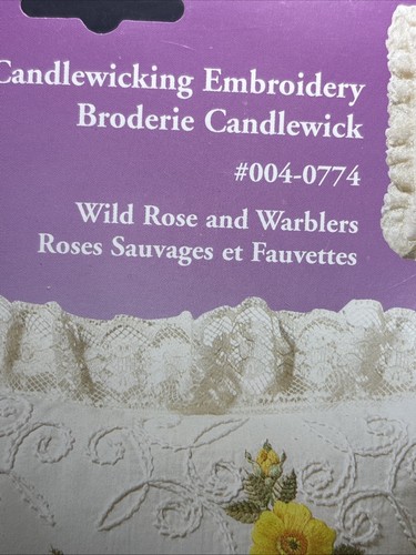 Janlynn Candlewicking Embroidery Kit Wild Rose And Warblers #004-0774 - Picture 3 of 4