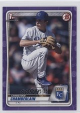 2020 Bowman Draft Purple Border 140/250 Christian Chamberlain #BD-84 16s2