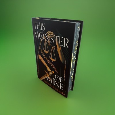 Fairyloot This Monster of Mine DIGITALLY SIGNED sprayed edges  April Adult Book