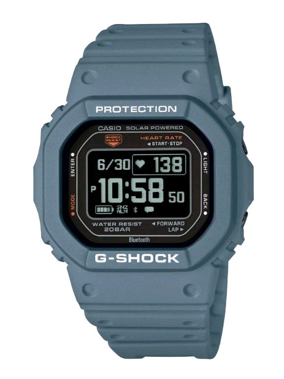  Brand New Casio G-Shock Digital Smartwatch Strap Watch DWH5600-2 - Blue