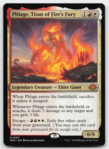Phlage, Titan of Fire's Fury 197/719 Modern Horizons 3