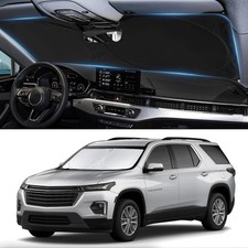 For Chevy Traverse 2018-2024 Car Front Windshield Sun Shade Reflective Uv Cover