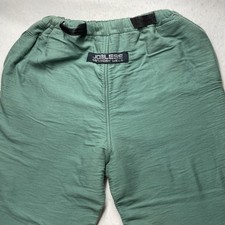 VTG 80s Rare Jobless Anti work Obey Skater Sweatpants Green Sz S USA Grunge Belt