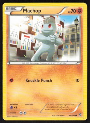 Machop 11/30 XY Trainer Kit Latios Pokemon Lightly Played