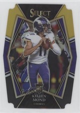 2021 Panini Select Premier Level Black & Gold Prizm Die-Cut Kellen Mond 0zc5
