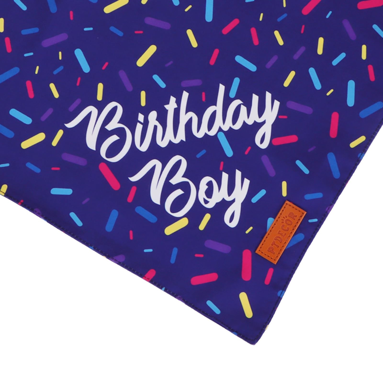 Dog Birthday Party Supplies, Birthday Boy Bandana Golden King Crowns with Num...