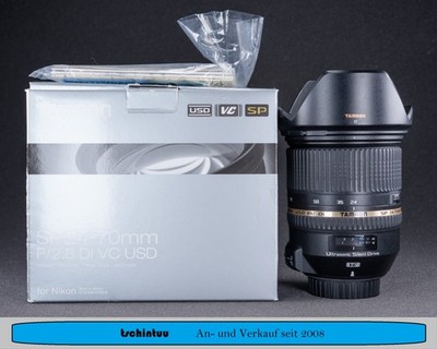 Tamron SP 24-70 mm F 2.8 SP Di VC AF USD akzeptabler Zustand Nikon F OVP