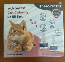 TheraPetMD Advanced Cat Calming Refill Set 60 Day Supply - 2 Refills Only NEW