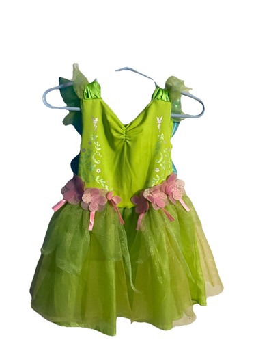 Disney Fairies Tinker Bell Costume with Detachable Wings - Toddler Size 12-18M