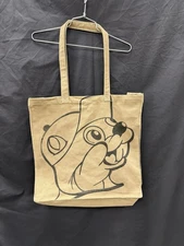 Buc-ee's Heavy Duty Brown Canvas Large Market Tote Reusable Shopping Bag New NWT