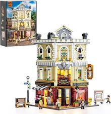 Funwhole Antique-Store Lighting Building-Bricks Set - City Town Corner... 
