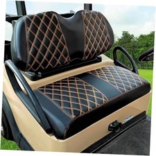 Golf Cart Diamond Seat Covers Kit, Fit for Club Car Precedent OEM Black