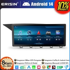 10.25" 64GB Android 14 DAB+ Autoradio GPS Navi Mercedes GLK Klasse X204 NTG 4.0
