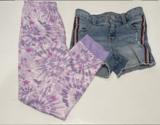 Girls 2 Pieces Mix Pants Size 10 Multicolor