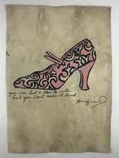 Andy Warhol COA Art Painting Original Drawing Vintage Paper Signed