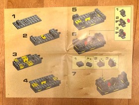 Vintage LEGO 6894 Blacktron Invader / Cruiser instruction manual only Legoland