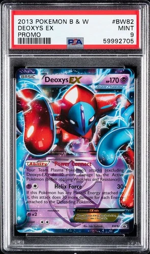 2013 POKEMON B&W PROMO #BW82 DEOXYS EX PSA 9