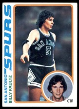 1978-79 TOPPS  BILLY PAULTZ SAN ANTONIO SPURS #91 EX