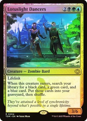 MTG FOIL Lotuslight Dancers  - Tarkir: Dragonstorm #204