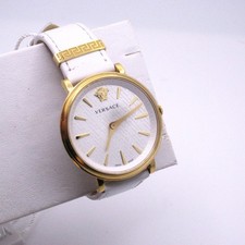 Orologio svizzero Versace VE8100319 V-Circus pelle quarzo solo per parti danneggiate