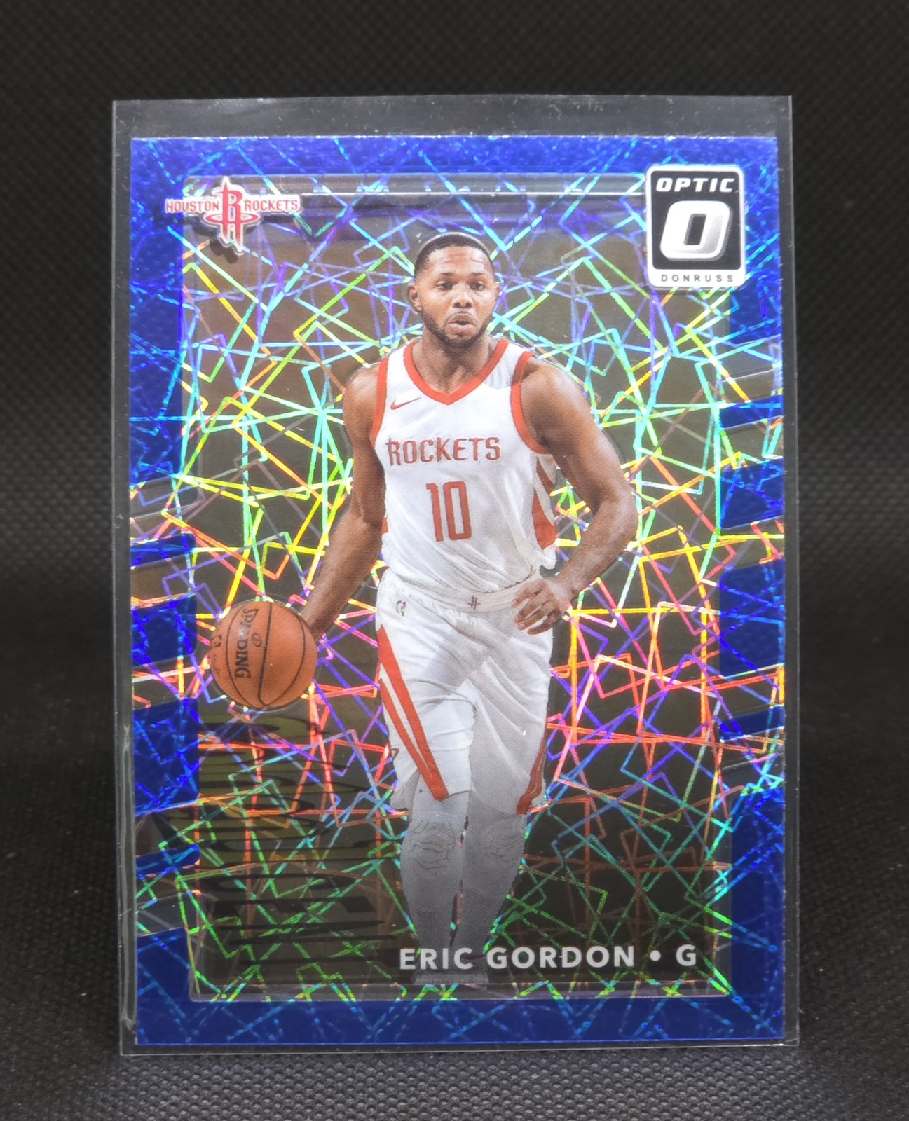 2017-18 Donruss Optic #53 Eric Gordon Blue Velocity