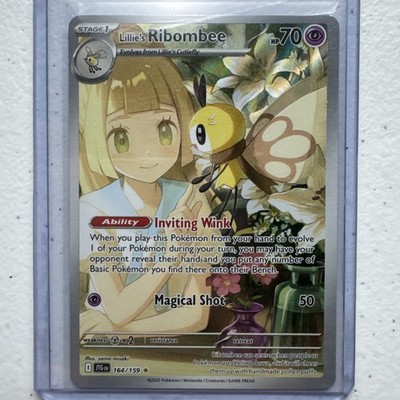 Pokemon Lillie's Ribombee 164/159 Journey Together Illustration