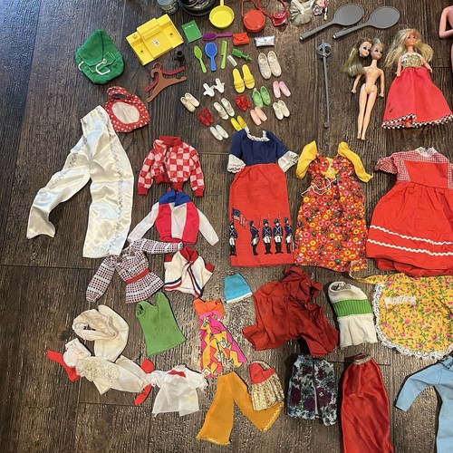 Vintage 1968 The World Of Barbie Double Doll Case Lot Dolls And Accessories - Picture 5 of 24