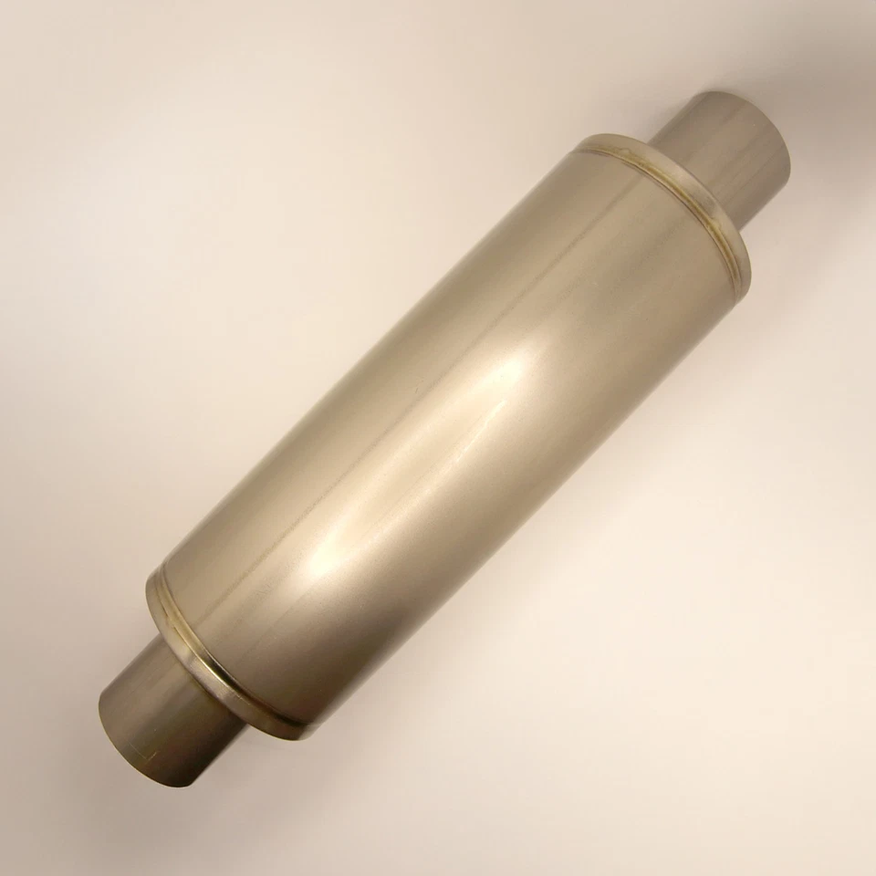 TitanFlowRacing Titanium 2.5" Muffler 4.5" Body diameter 17" Length - Image 3 of 4