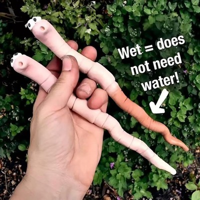 Practical Soil Moisture Tester Worm for Potted Plants Compatible with Garden Use