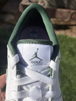 ⛳️ Mens Size 9.5 - Jordan 1 Low Golf Spiked Master's White Fir