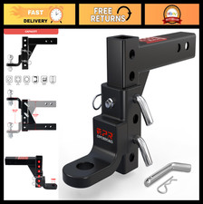 Adjustable Trailer Hitch Ball Mount For 2-inch Receiver Heavy-duty Towing Acces Adjustable Trailer Hitch Ball Mount For 2-inch Receiver Heavy-duty Towing Acces