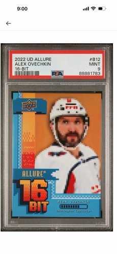 2022 Upper Deck Allure Alex Ovechkin 16 Bit PSA 9